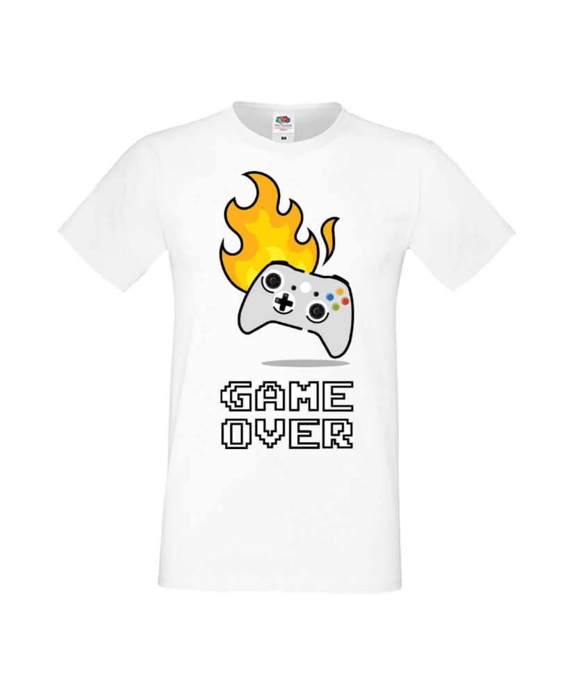 Мъжка Геймърска Тениска Gamer Game Over 03 Мъжка Геймърска Тениска Gamer Game Over 03
