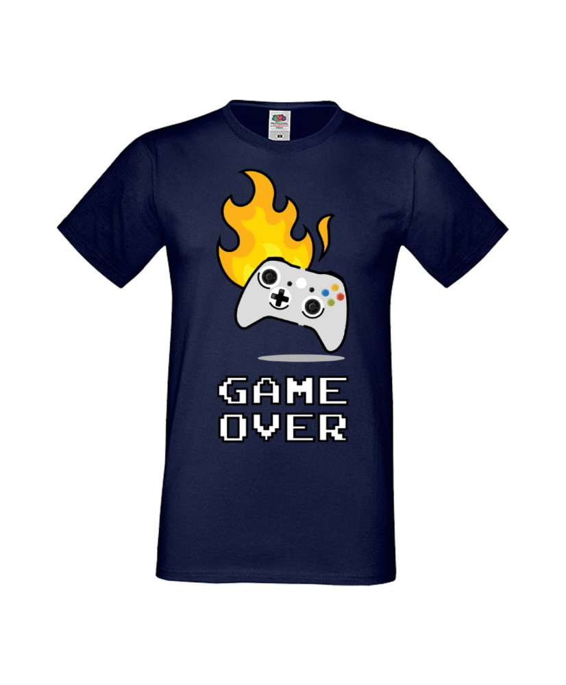 Мъжка Геймърска Тениска Gamer Game Over 03 Мъжка Геймърска Тениска Gamer Game Over 03