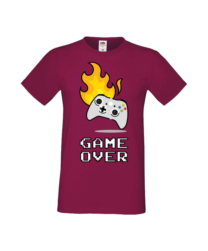 Мъжка Геймърска Тениска Gamer Game Over 03 Мъжка Геймърска Тениска Gamer Game Over 03