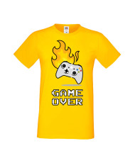 Мъжка Геймърска Тениска Gamer Game Over 03