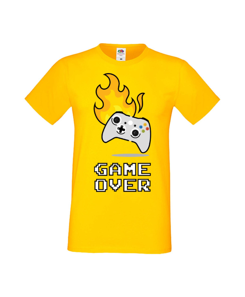 Мъжка Геймърска Тениска Gamer Game Over 03 Мъжка Геймърска Тениска Gamer Game Over 03