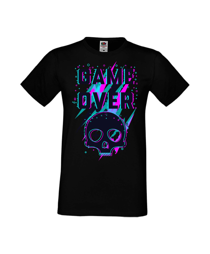 Мъжка Геймърска Тениска Gamer Game Over 04 Мъжка Геймърска Тениска Gamer Game Over 04
