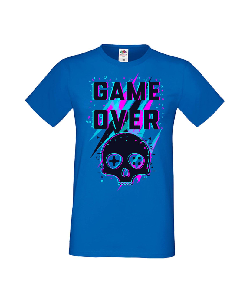 Мъжка Геймърска Тениска Gamer Game Over 04