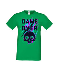 Мъжка Геймърска Тениска Gamer Game Over 04