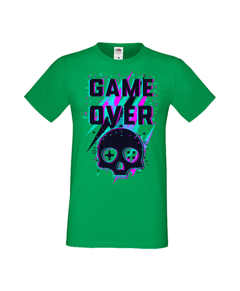 Мъжка Геймърска Тениска Gamer Game Over 04 Мъжка Геймърска Тениска Gamer Game Over 04