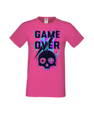 Мъжка Геймърска Тениска Gamer Game Over 04