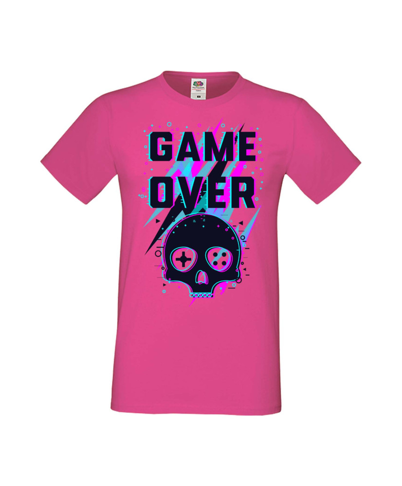 Мъжка Геймърска Тениска Gamer Game Over 04 Мъжка Геймърска Тениска Gamer Game Over 04
