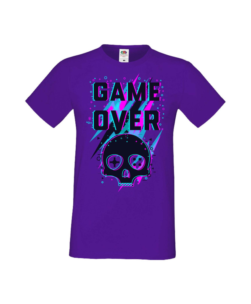 Мъжка Геймърска Тениска Gamer Game Over 04 Мъжка Геймърска Тениска Gamer Game Over 04