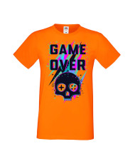 Мъжка Геймърска Тениска Gamer Game Over 04