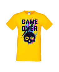 Мъжка Геймърска Тениска Gamer Game Over 04
