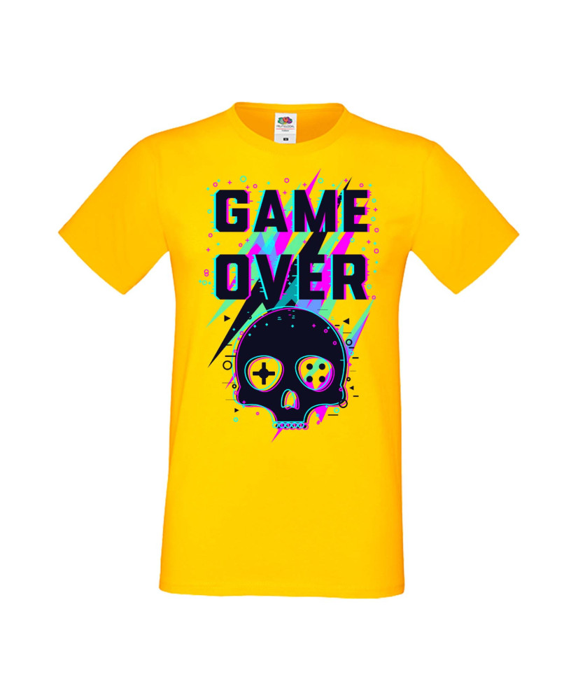 Мъжка Геймърска Тениска Gamer Game Over 04 Мъжка Геймърска Тениска Gamer Game Over 04