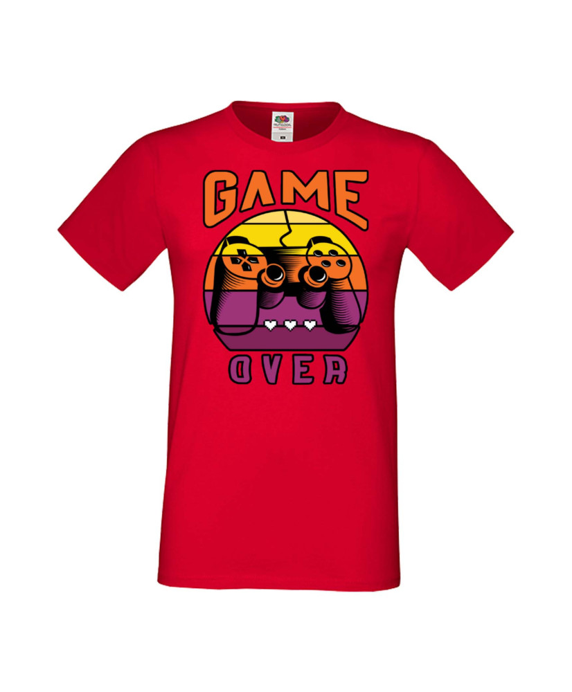 Мъжка Геймърска Тениска Gamer Game Over 05 Мъжка Геймърска Тениска Gamer Game Over 05