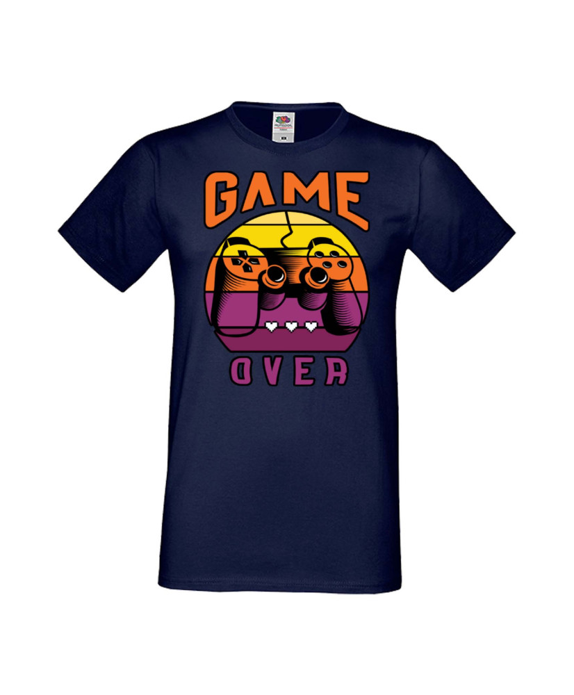 Мъжка Геймърска Тениска Gamer Game Over 05