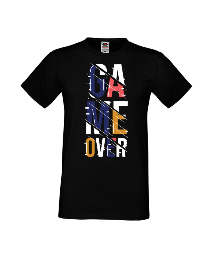 Мъжка Геймърска Тениска Gamer Game Over 06 Мъжка Геймърска Тениска Gamer Game Over 06