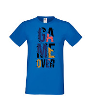 Мъжка Геймърска Тениска Gamer Game Over 06