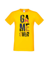 Мъжка Геймърска Тениска Gamer Game Over 06