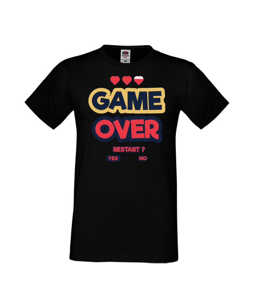 Мъжка Геймърска Тениска Gamer Game Over 07 Мъжка Геймърска Тениска Gamer Game Over 07