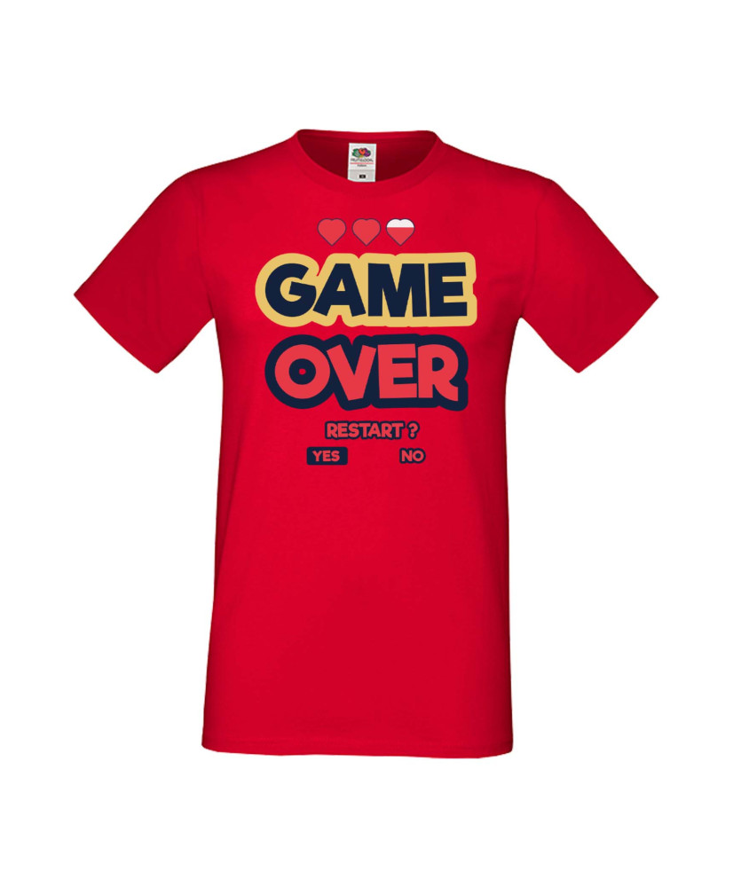 Мъжка Геймърска Тениска Gamer Game Over 07 Мъжка Геймърска Тениска Gamer Game Over 07