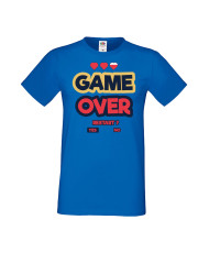 Мъжка Геймърска Тениска Gamer Game Over 07