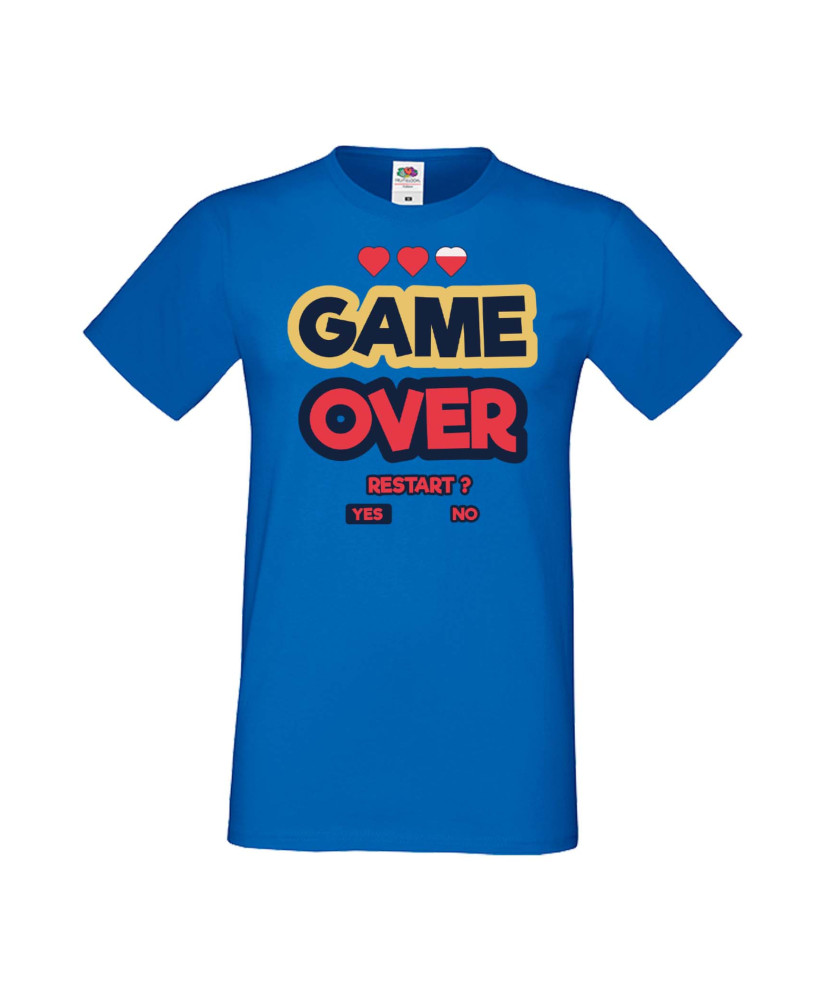 Мъжка Геймърска Тениска Gamer Game Over 07 Мъжка Геймърска Тениска Gamer Game Over 07