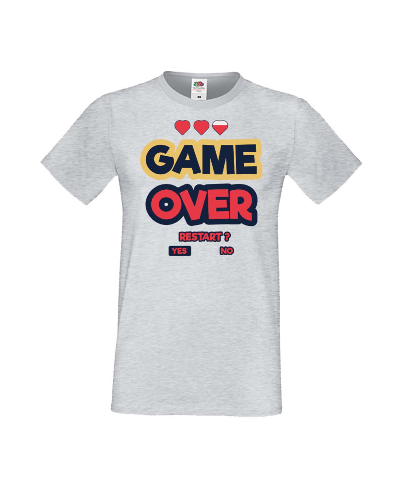 Мъжка Геймърска Тениска Gamer Game Over 07