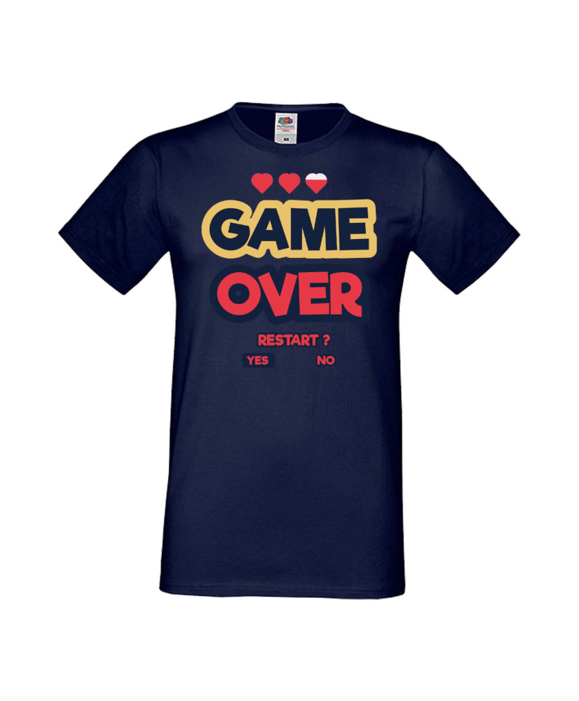 Мъжка Геймърска Тениска Gamer Game Over 07