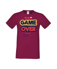 Мъжка Геймърска Тениска Gamer Game Over 07