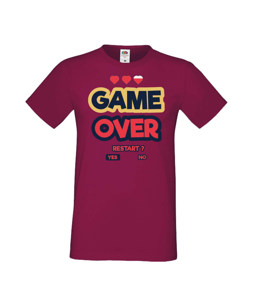 Мъжка Геймърска Тениска Gamer Game Over 07 Мъжка Геймърска Тениска Gamer Game Over 07