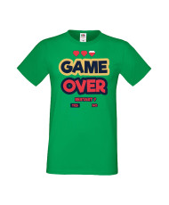 Мъжка Геймърска Тениска Gamer Game Over 07