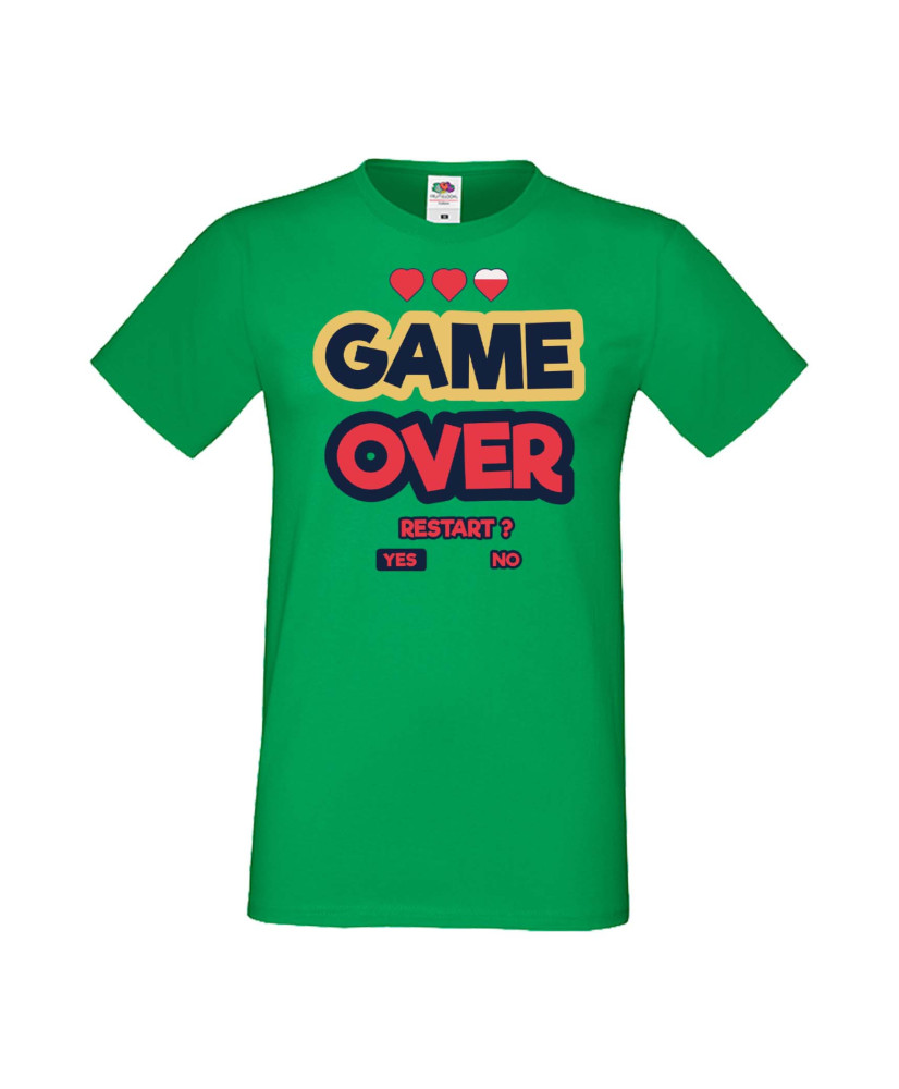 Мъжка Геймърска Тениска Gamer Game Over 07 Мъжка Геймърска Тениска Gamer Game Over 07
