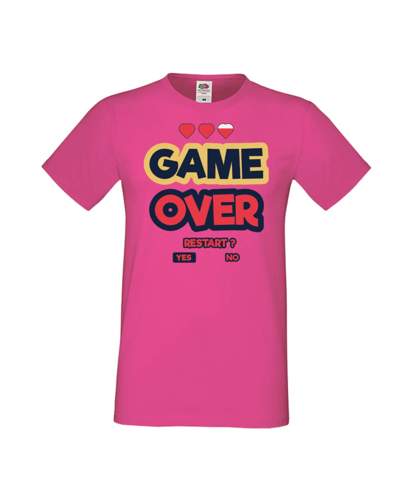 Мъжка Геймърска Тениска Gamer Game Over 07