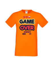Мъжка Геймърска Тениска Gamer Game Over 07