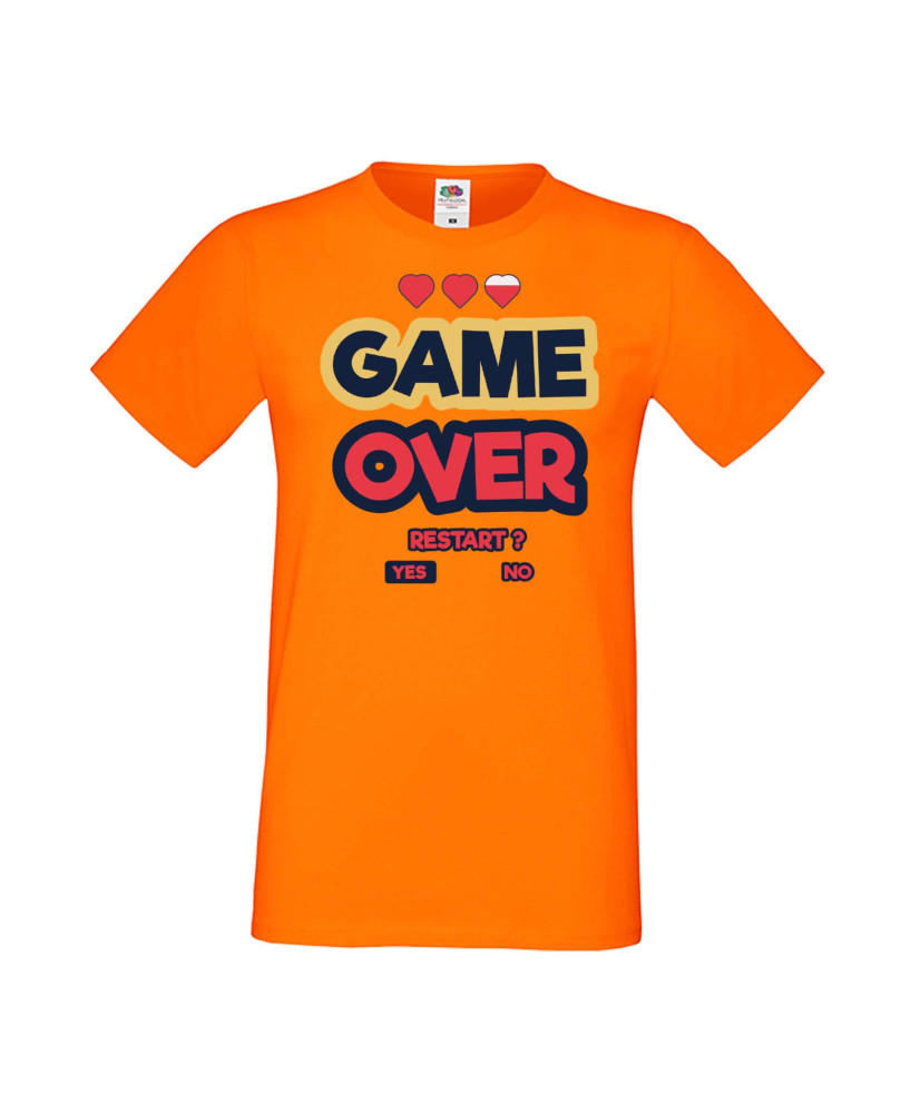 Мъжка Геймърска Тениска Gamer Game Over 07
