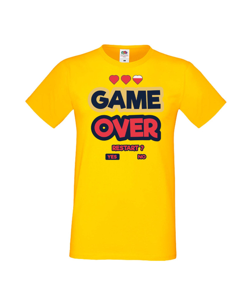 Мъжка Геймърска Тениска Gamer Game Over 07 Мъжка Геймърска Тениска Gamer Game Over 07