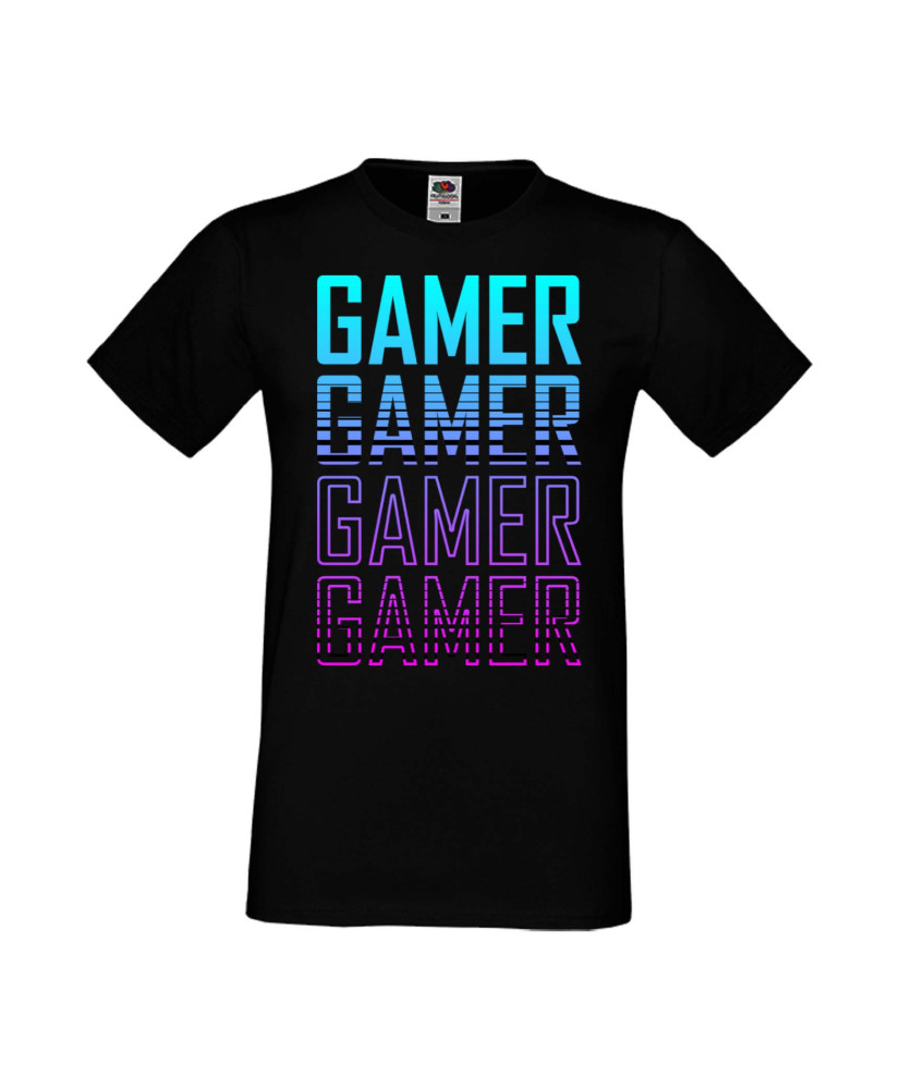 Мъжка Геймърска Тениска Gamer Gamer Gamer Gamer 1 Мъжка Геймърска Тениска Gamer Gamer Gamer Gamer 1
