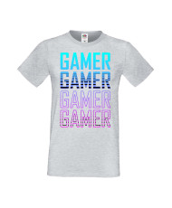 Мъжка Геймърска Тениска Gamer Gamer Gamer Gamer 1