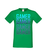 Мъжка Геймърска Тениска Gamer Gamer Gamer Gamer 1