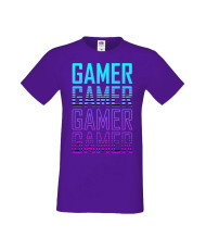 Мъжка Геймърска Тениска Gamer Gamer Gamer Gamer 1