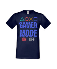 Мъжка Геймърска Тениска Gamer Gamer Mode On 2