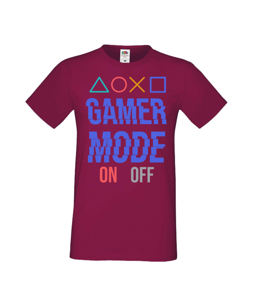 Мъжка Геймърска Тениска Gamer Gamer Mode On 2 Мъжка Геймърска Тениска Gamer Gamer Mode On 2