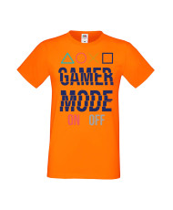 Мъжка Геймърска Тениска Gamer Gamer Mode On 2