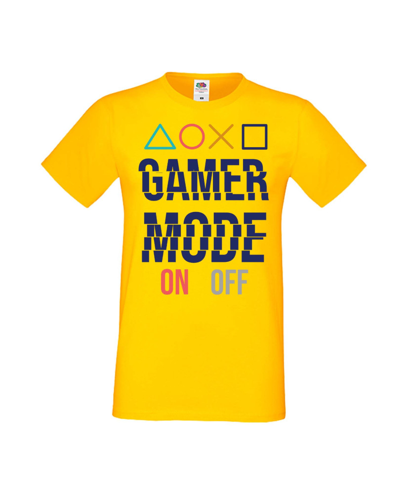 Мъжка Геймърска Тениска Gamer Gamer Mode On 2