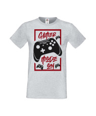 Мъжка Геймърска Тениска Gamer Gamer Mode On