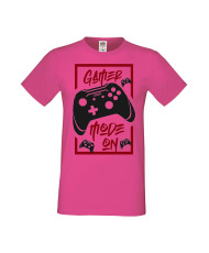 Мъжка Геймърска Тениска Gamer Gamer Mode On