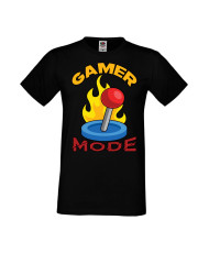 Мъжка Геймърска Тениска Gamer Gamer Mode