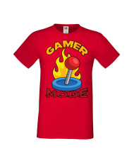 Мъжка Геймърска Тениска Gamer Gamer Mode