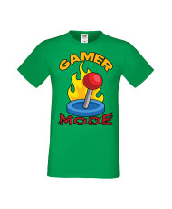 Мъжка Геймърска Тениска Gamer Gamer Mode