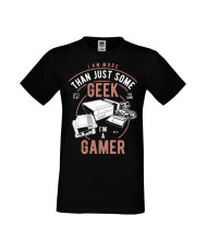 Мъжка Геймърска Тениска Gamer Geek Gamer