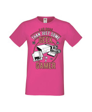 Мъжка Геймърска Тениска Gamer Geek Gamer