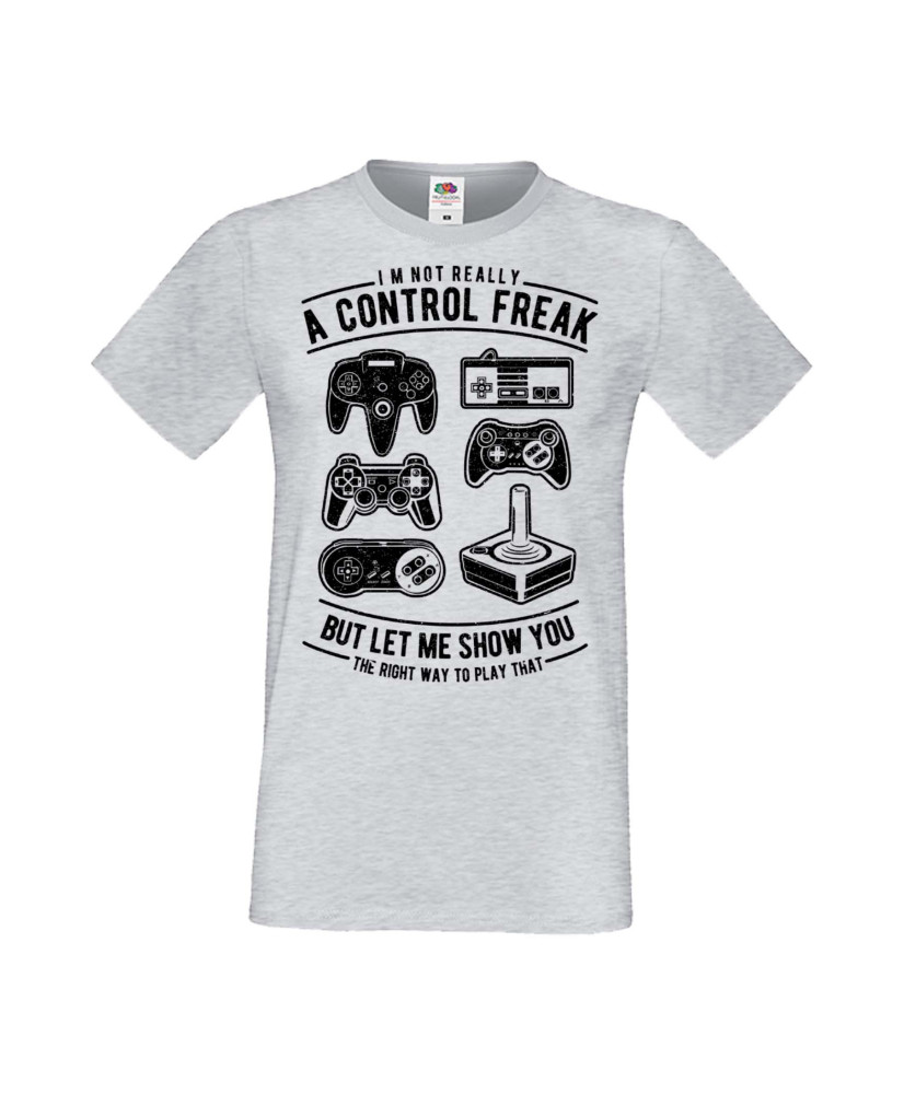 Мъжка Геймърска Тениска Gamer I'M A Gamer Black Gamepad